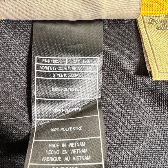 Vintage Reebok Mens Black Pittsburgh Steelers NFL Full Zip Jacket Size Medium - Picture 15 of 16